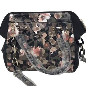 French Connection NWT Shoulder Bag Camo Floral Devin Satchel Purse